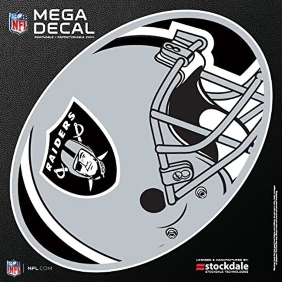 Stockdale Technologies Oakland Raiders 12"x12" Mega Decal NEW - Picture 1 of 1